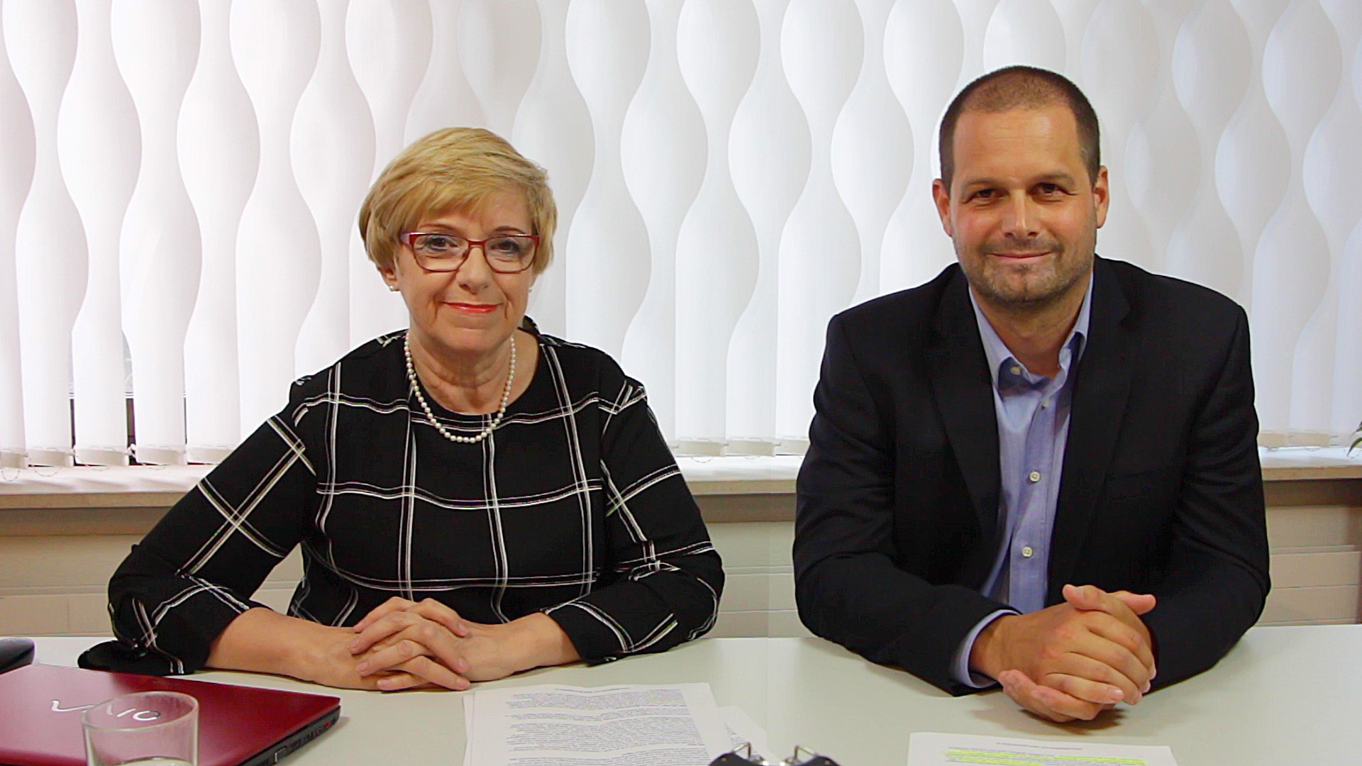 Angelika Widhalm und Prof. Dr. Elmar Aigner