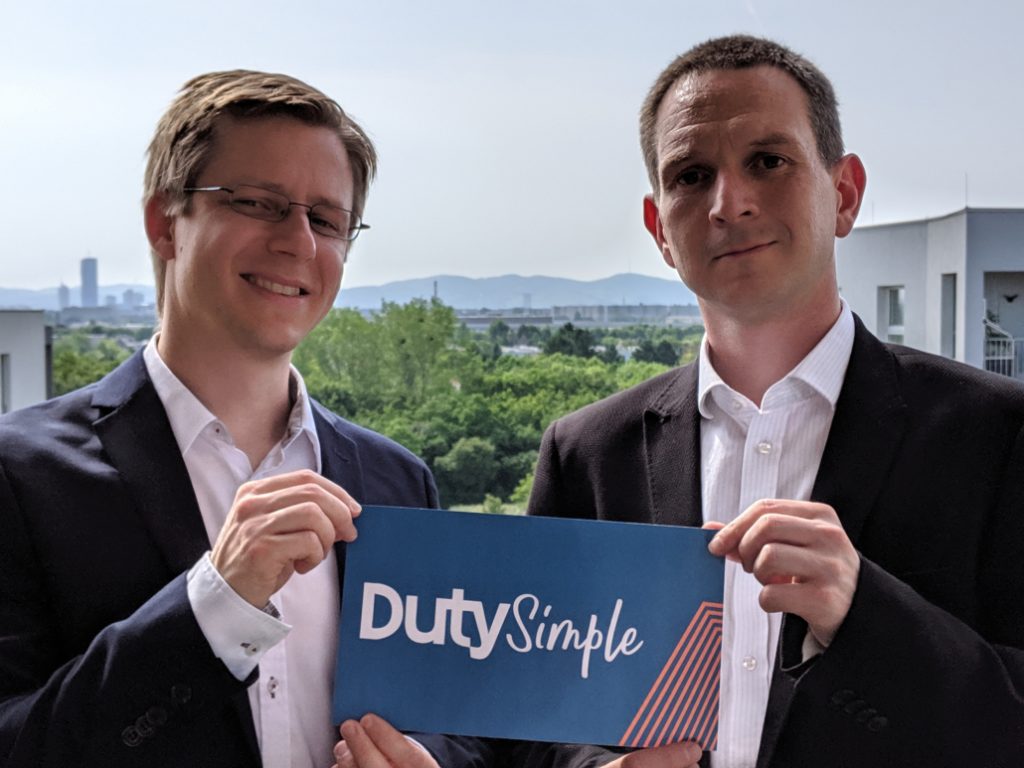 Die DutySimple-Gründer Helmut Niessner und Alexander Stolar.